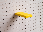 Mini estante recto para pegboard – balda para panel perforado
