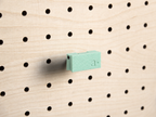 Magnetische Fotoklammer für Pegboard – Kartenclip für die Lochwand