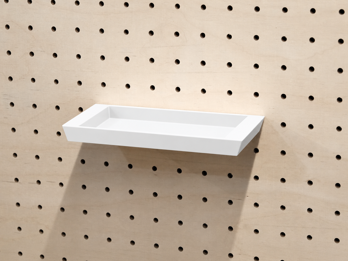 Schwebende Ablageschale für Pegboard – Wandablage für kleine Dinge