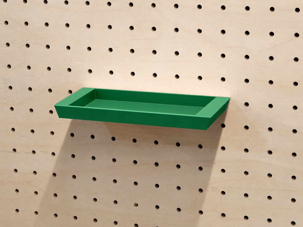 Schwebende Ablageschale für Pegboard – Wandablage für kleine Dinge