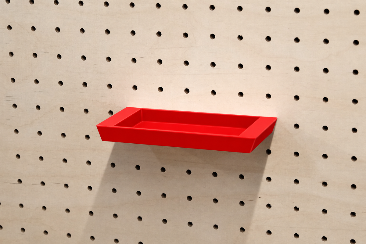 Schwebende Ablageschale für Pegboard – Wandablage für kleine Dinge