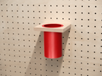 Pot à ustensiles pour pegboard – accessoire pour panneau perforé Aire