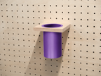 Pot à ustensiles pour pegboard – accessoire pour panneau perforé Aire