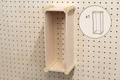 Kit de rangement XL pour pegboard – 1 Case / Beige
