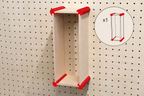 XL Storage Kit for Pegboard – Wall Storage Boxes for Large Objects
