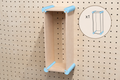 Kit de rangement XL pour pegboard – 1 Case / Bleu Ciel