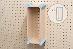 XL Storage Kit for Pegboard – Wall Storage Boxes for Large Objects