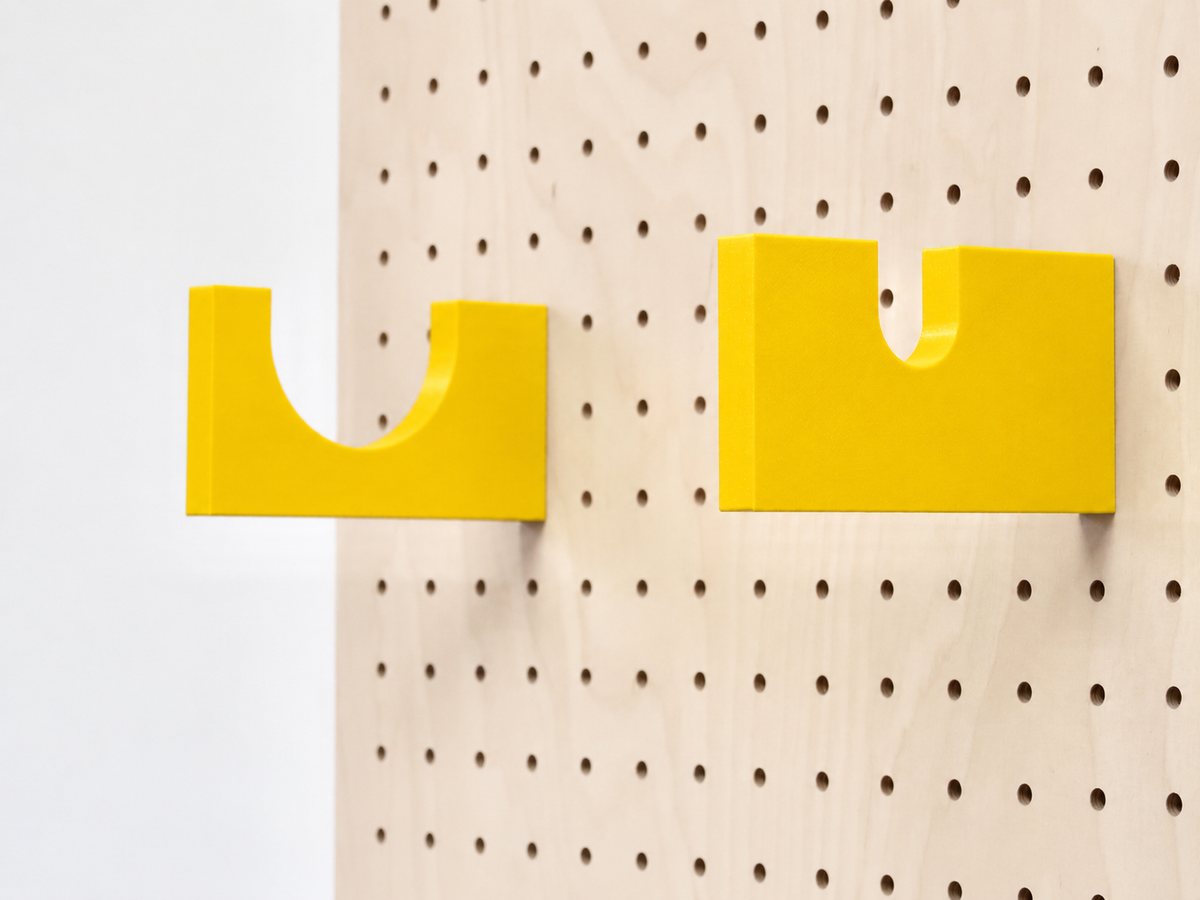 Wall-Mounted Wine Bottle Holder for Pegboard – Bottle Rack
