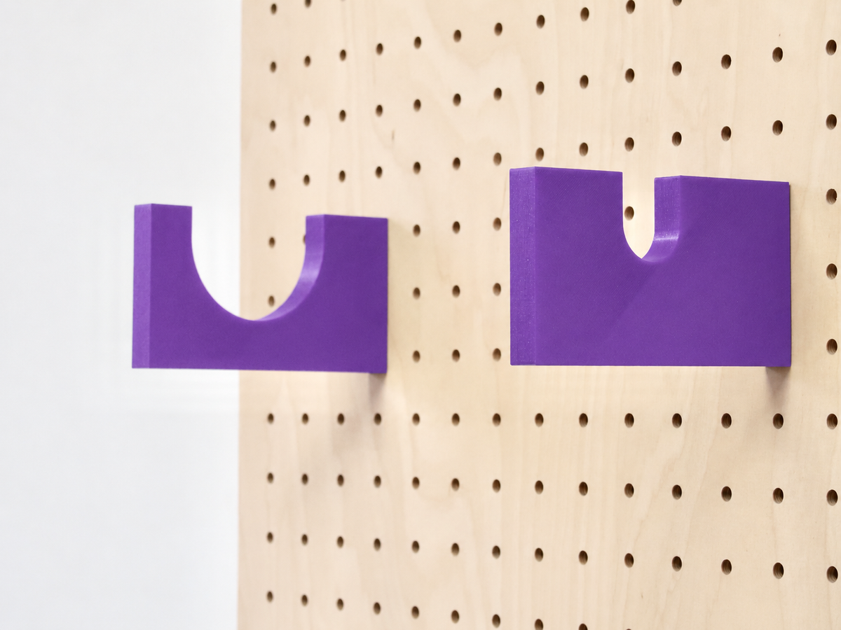 Wall-Mounted Wine Bottle Holder for Pegboard – Bottle Rack