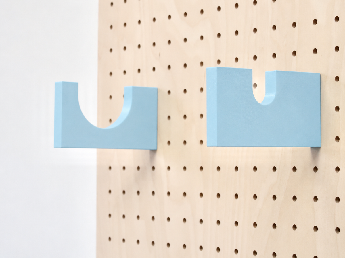 Wall-Mounted Wine Bottle Holder for Pegboard – Bottle Rack