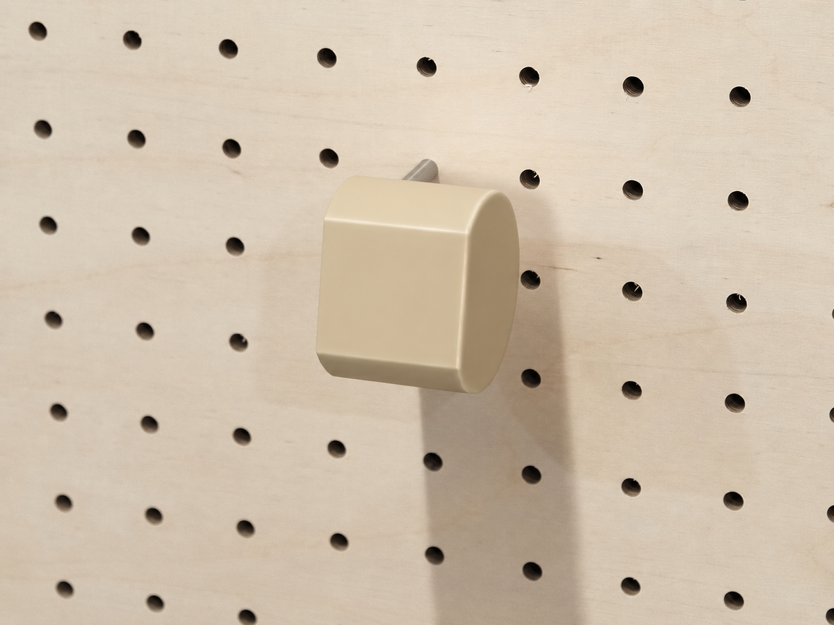 Porte-montre mural pour pegboard – support montre inox et impression 3D