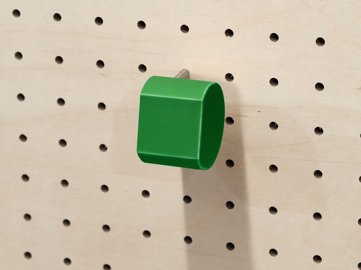 Porte-montre mural pour pegboard – support montre inox et impression 3D