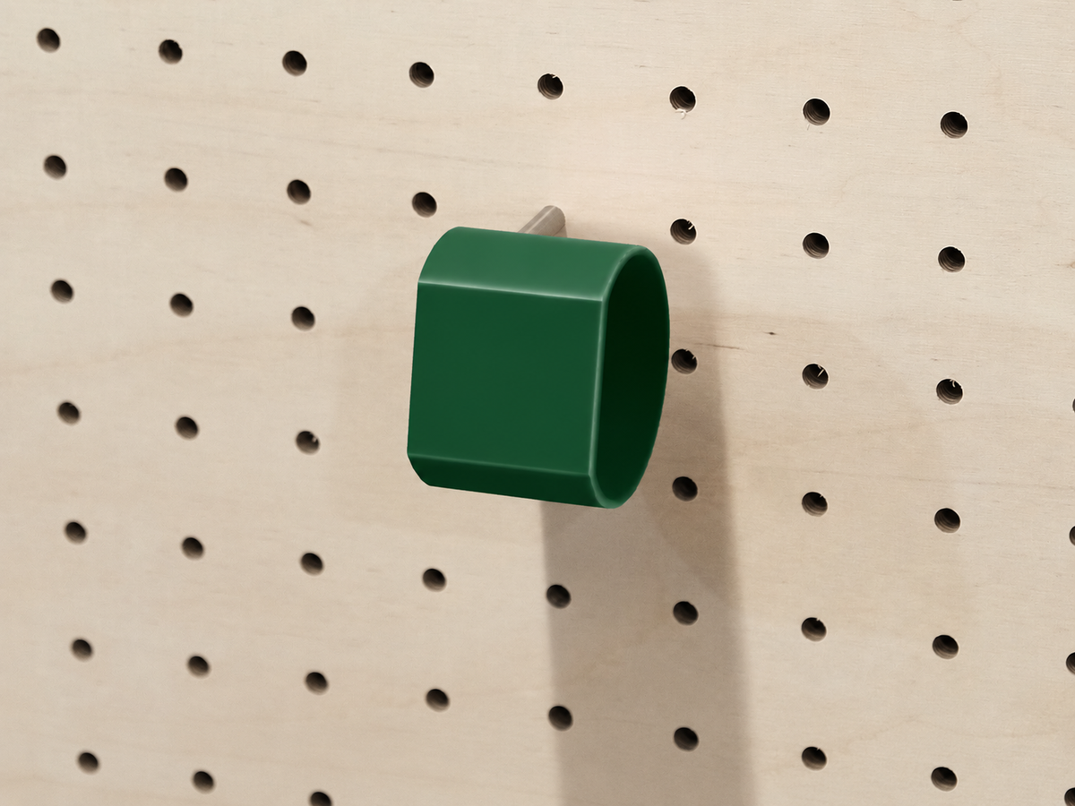 Porte-montre mural pour pegboard – support montre inox et impression 3D