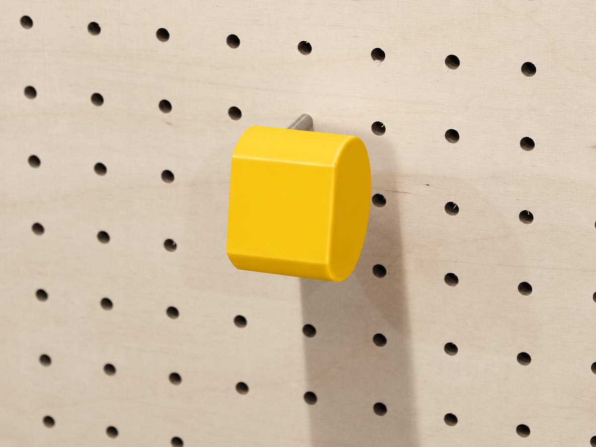 Porte-montre mural pour pegboard – support montre inox et impression 3D