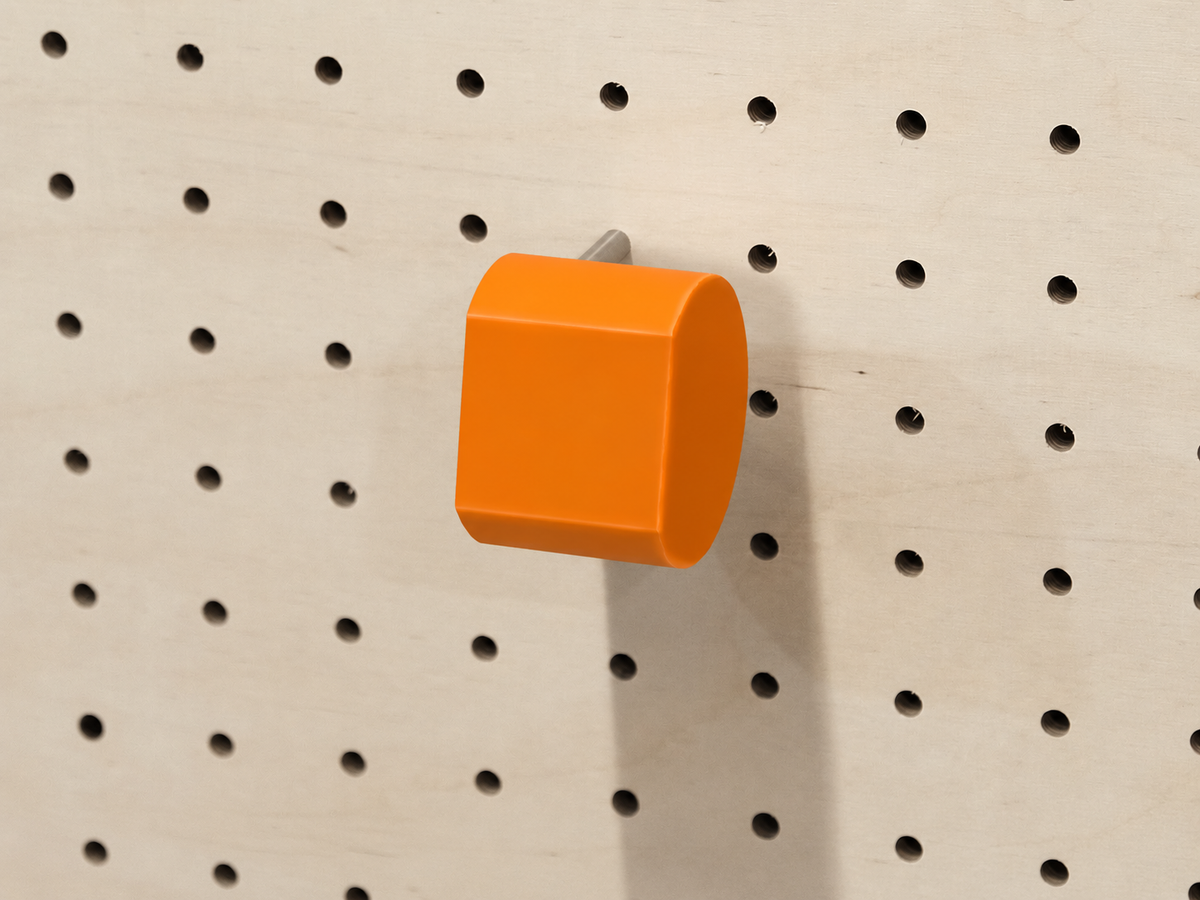 Porte-montre mural pour pegboard – support montre inox et impression 3D
