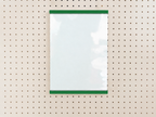 Porte-affiche en plexi pour pegboard – accessoire pour panneau perforé Aire