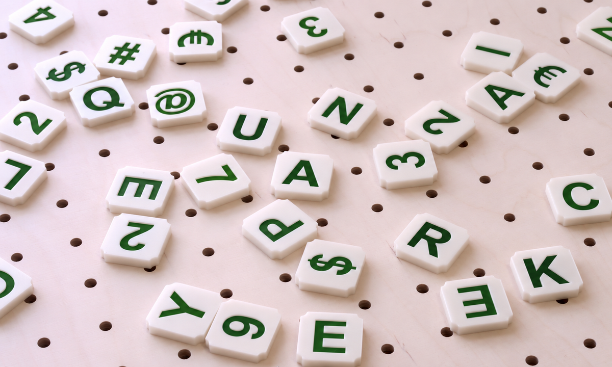 Colourful Scrabble Letters for Pegboard – Decorative Wall Signage
