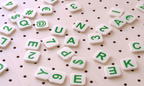 Colourful Scrabble Letters for Pegboard – Decorative Wall Signage