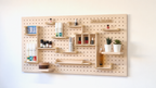 Kit organizador de maquillaje para pegboard – almacenaje de pared modular