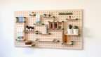 Kit organizador de maquillaje para pegboard – almacenaje de pared modular