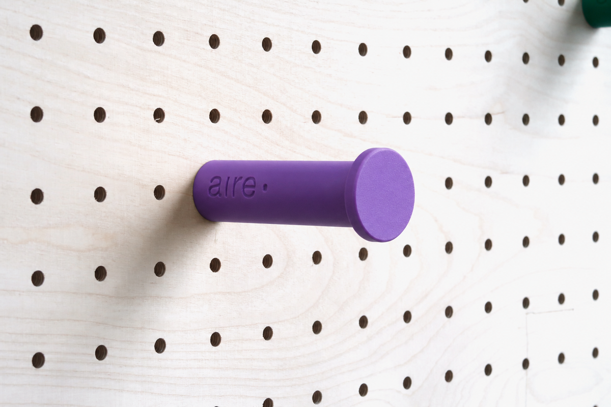 Colourful Wall Hook – Coat Hook for Pegboard