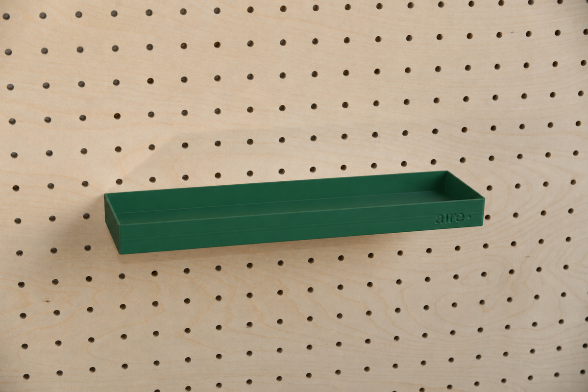 Pegboard Shelf with Lip – Wall-Mounted Storage Shelf