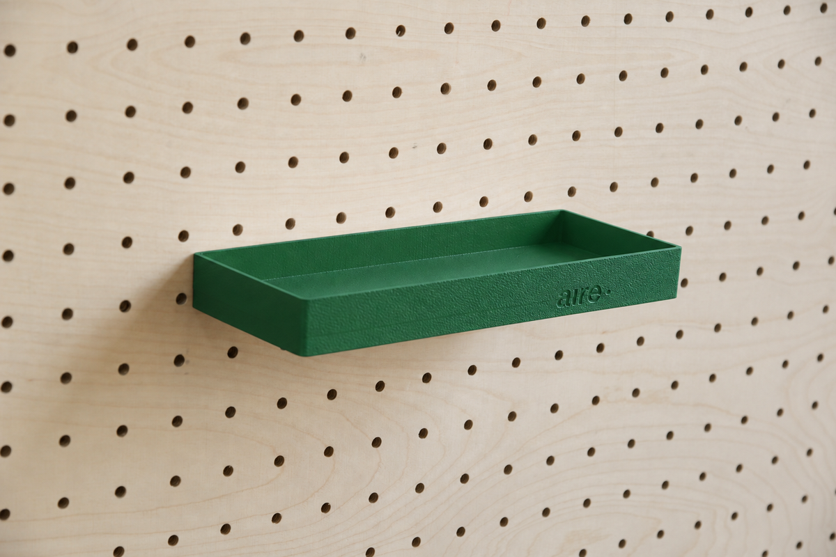Pegboard Shelf with Lip – Wall-Mounted Storage Shelf