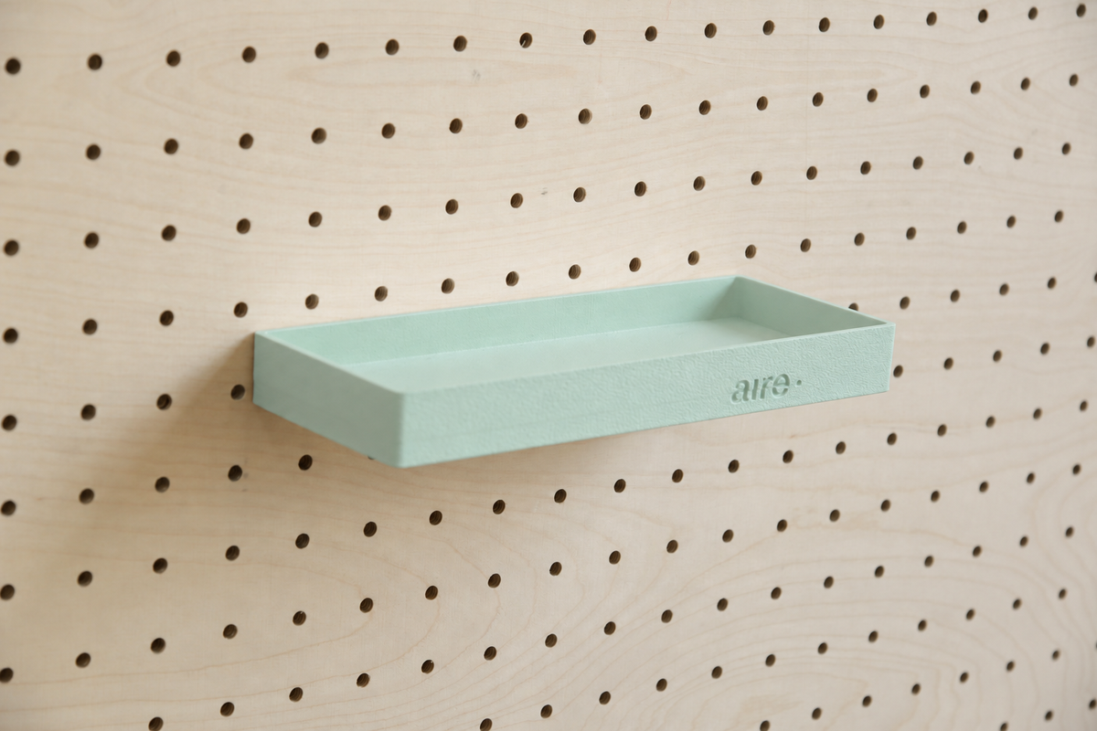 Pegboard Shelf with Lip – Wall-Mounted Storage Shelf