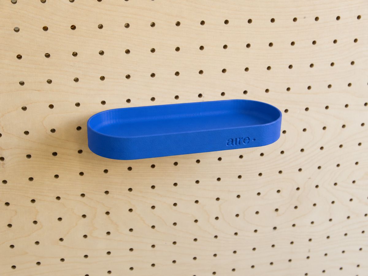 Pegboard Shelf with Lip – Wall-Mounted Storage Shelf