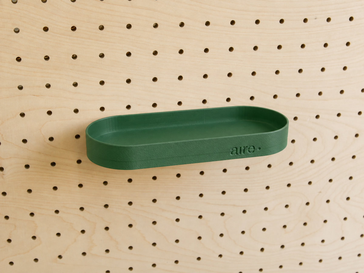 Pegboard Shelf with Lip – Wall-Mounted Storage Shelf