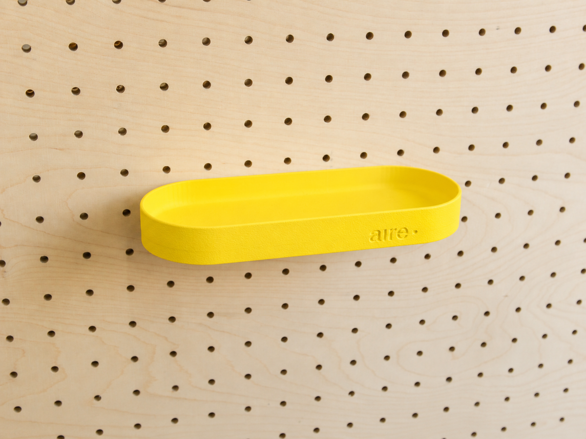Pegboard Shelf with Lip – Wall-Mounted Storage Shelf