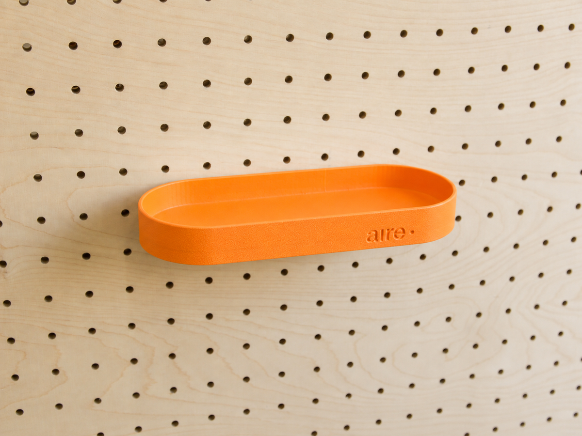 Pegboard Shelf with Lip – Wall-Mounted Storage Shelf
