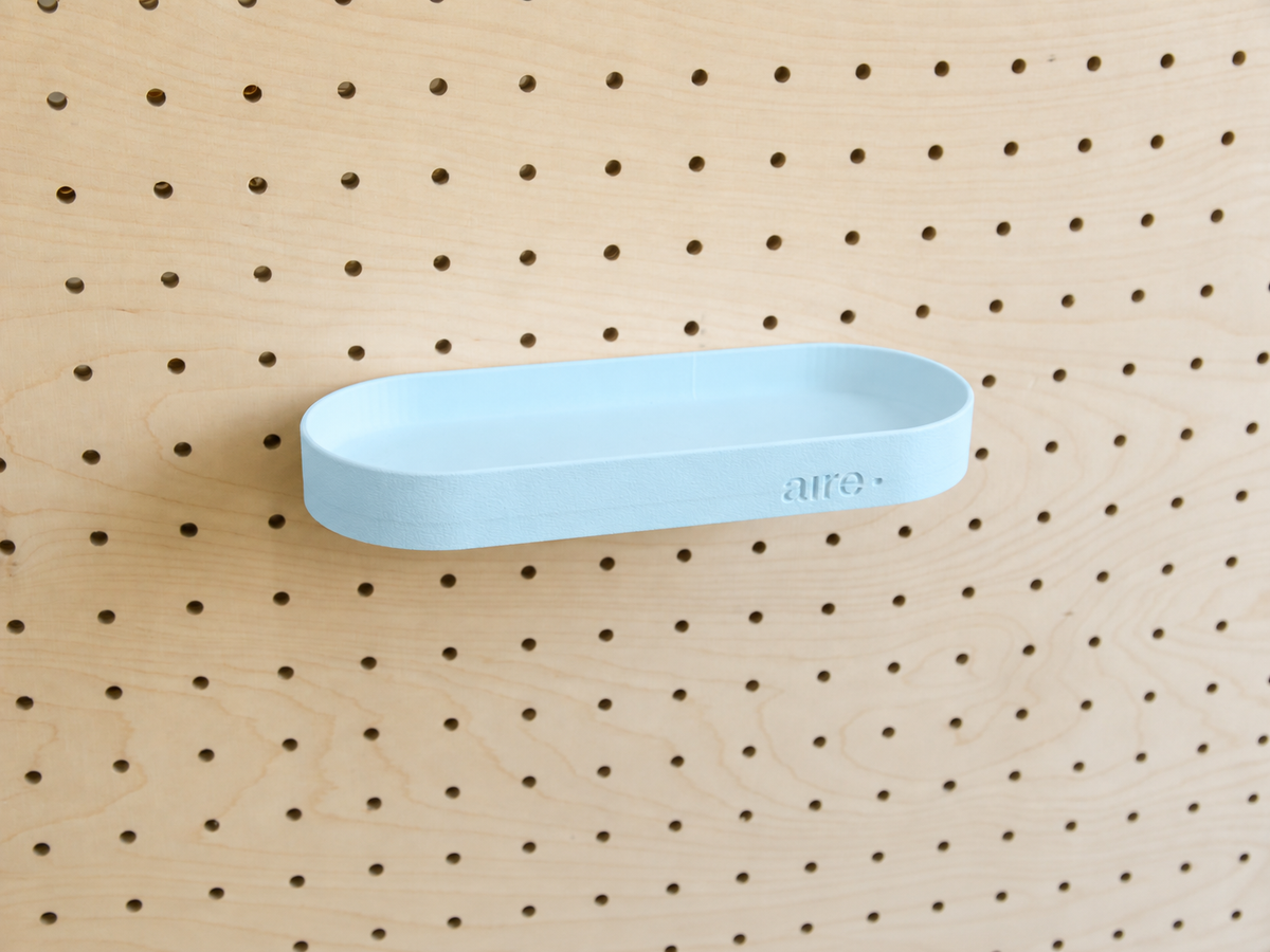 Pegboard Shelf with Lip – Wall-Mounted Storage Shelf