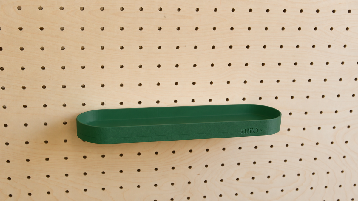 Pegboard Shelf with Lip – Wall-Mounted Storage Shelf