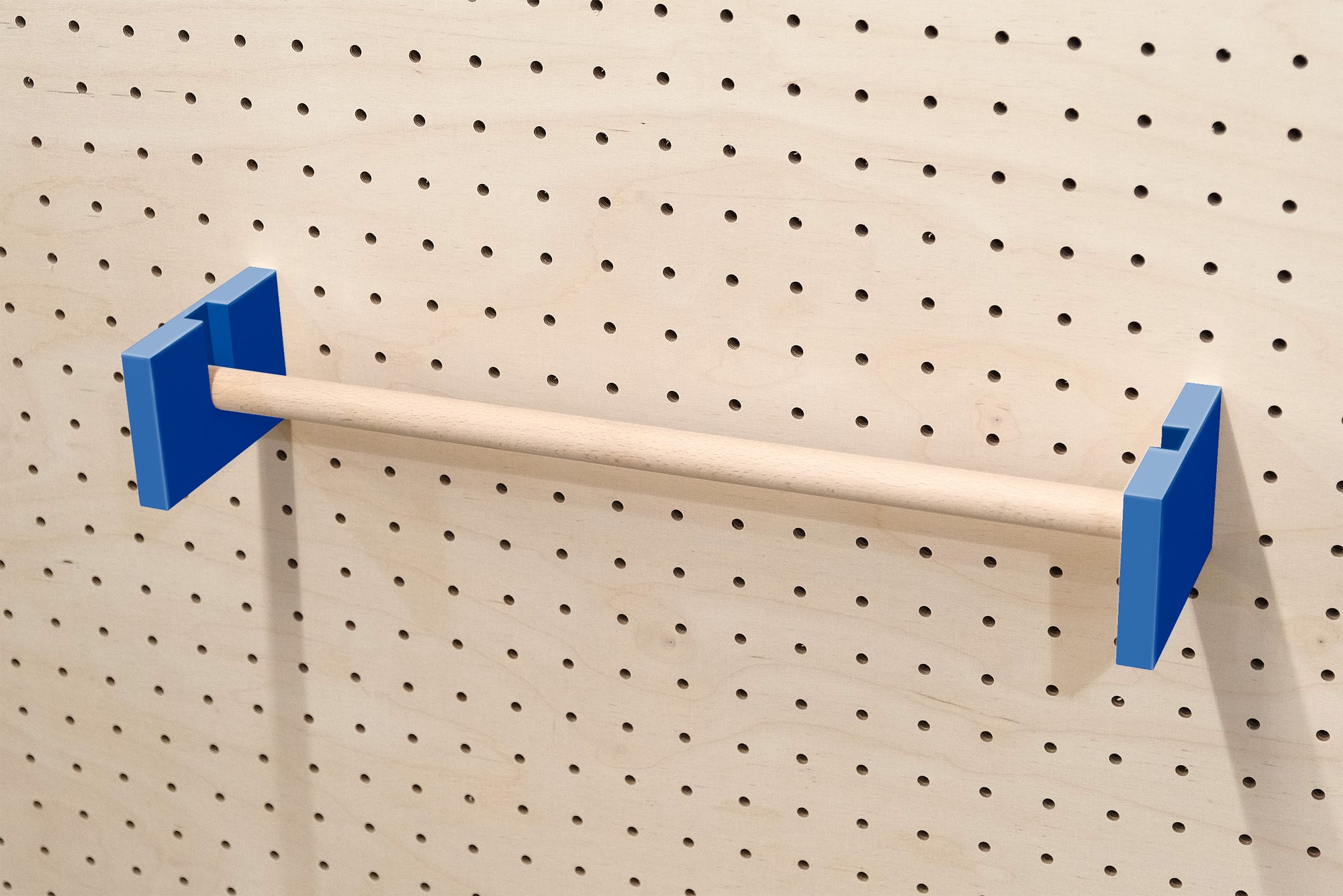 Kraft roller holder for Pegboard