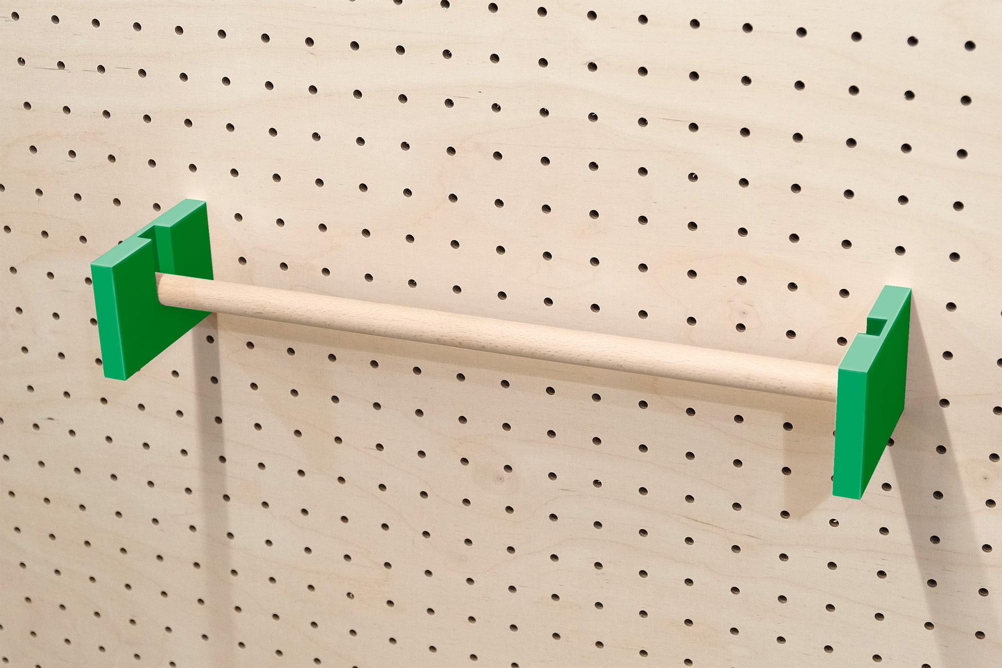 Kraft roller holder for Pegboard