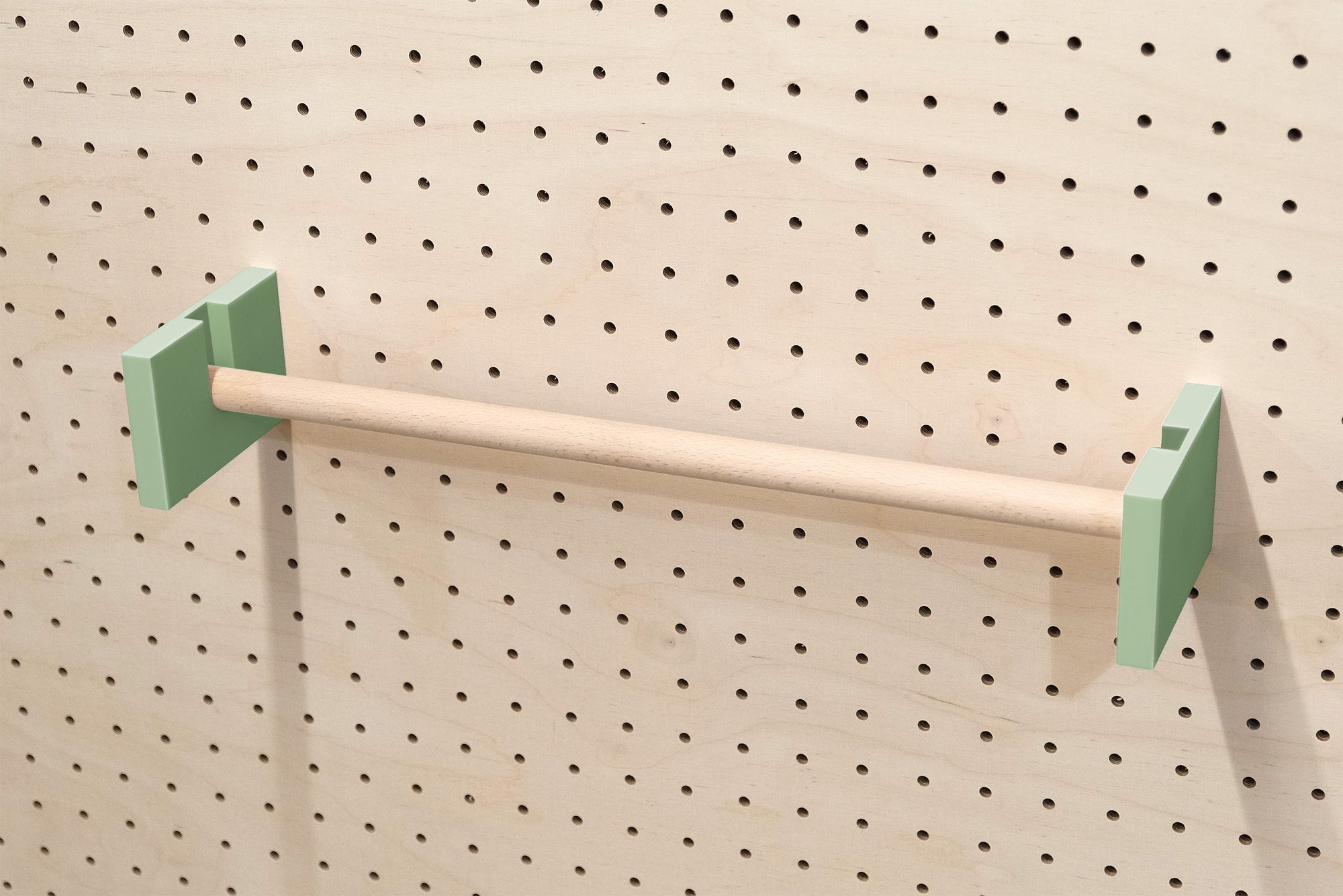 Kraft roller holder for Pegboard