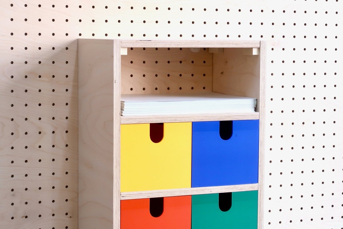 Casier 3 sections - Organiseur de fournitures et stock papier A4 - Accessoires - Aire - A247-1 - 4