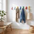 Crochets Muraux Colorés Aire - Patères murales déco et minimalistes - Crochets - Aire - A253-6 - 8