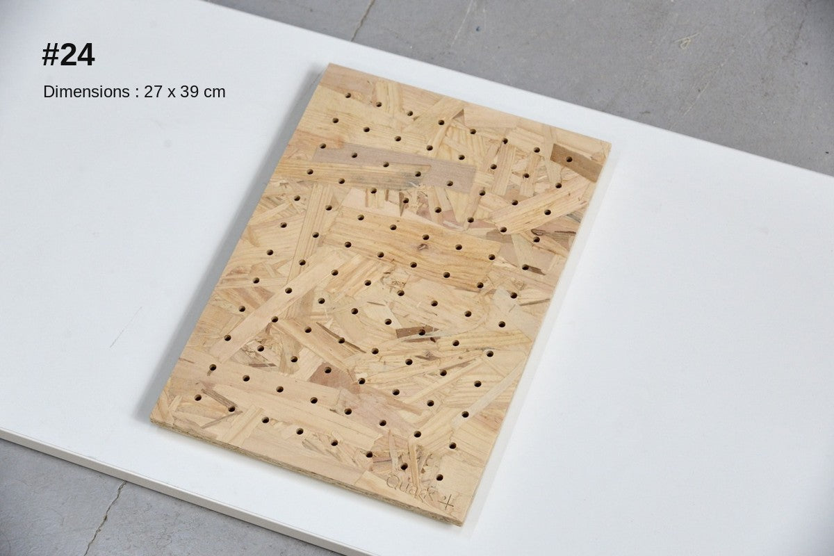 Pegboard OSB en déstockage, pièce n°24 (27 x 39 cm)