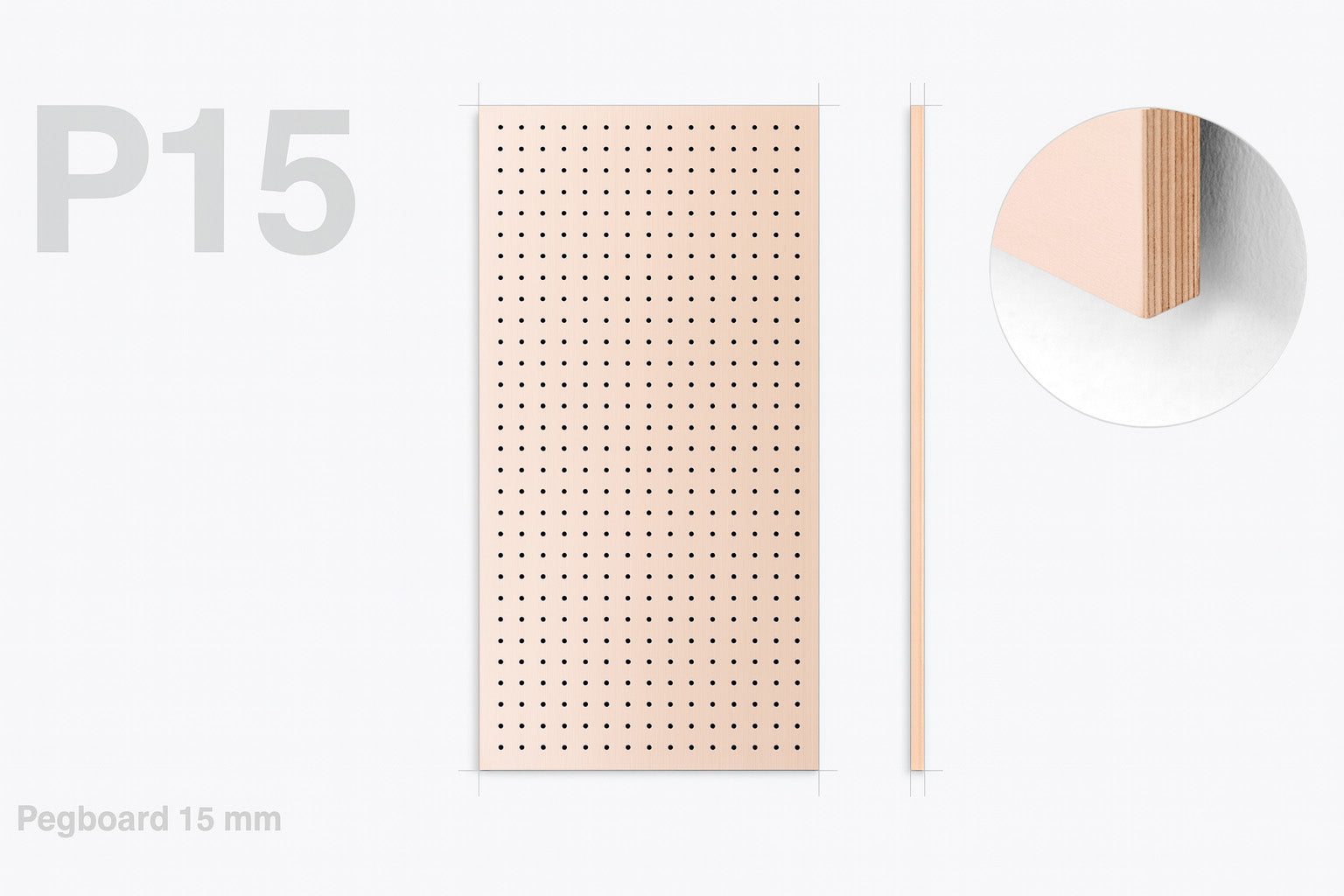 P15 – The robust pegboard for intensive users and professionals