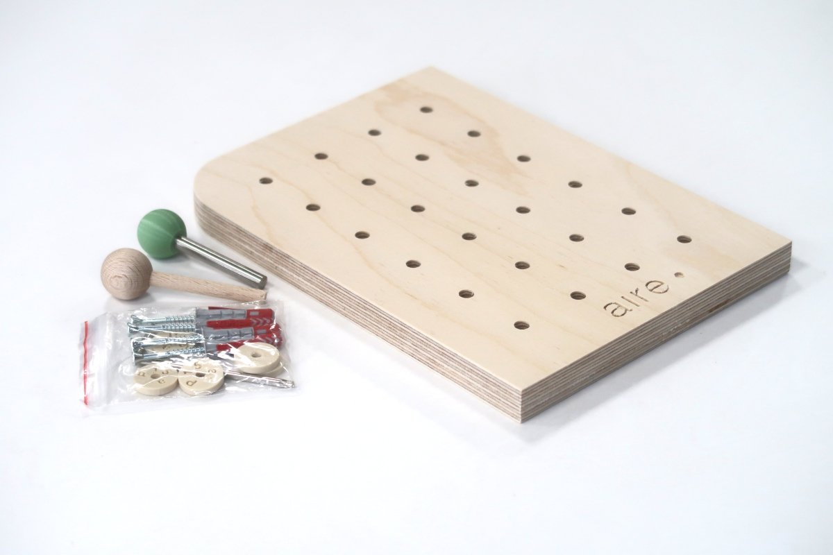 Échantillon pegboard Aire - panneau perforé miniature - Aire - A248-1 - 3