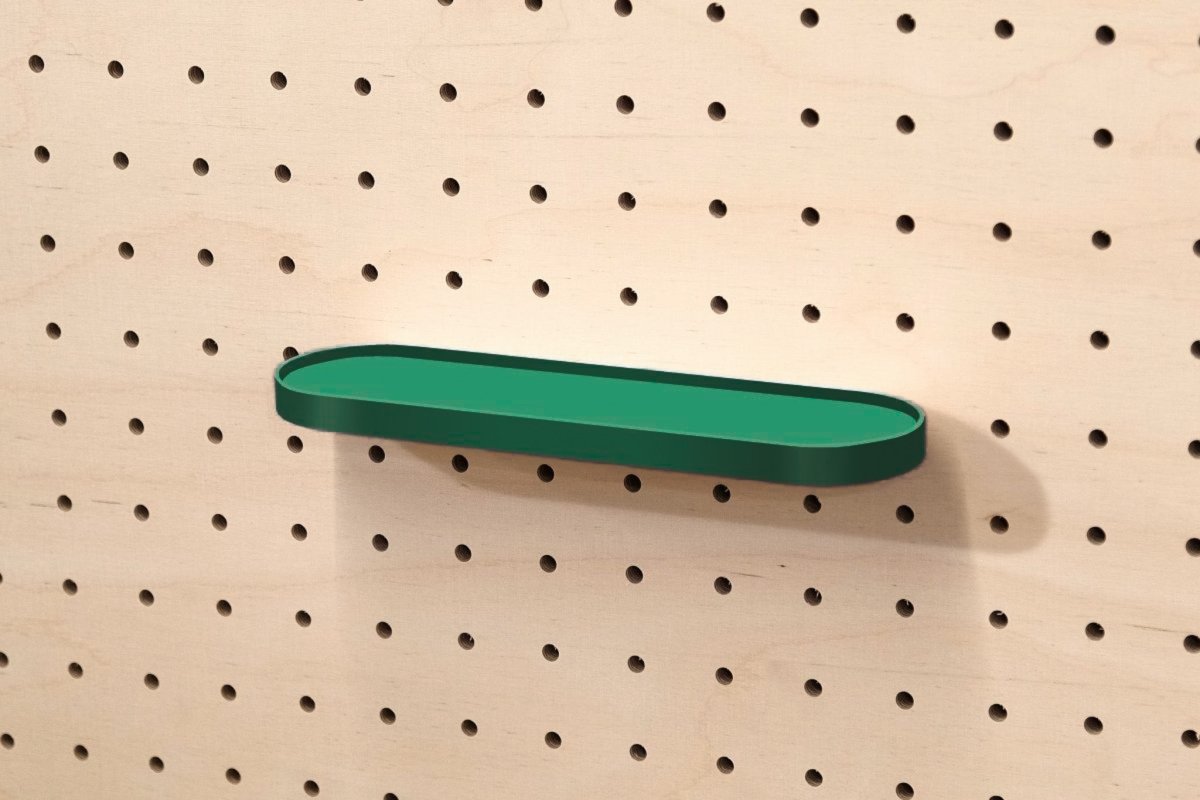 Étagère arrondie murale – tablette rétro pour pegboard - Accessoires - Aire -  - 16