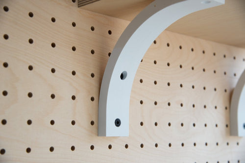 Regalbrett mit Winkel für Pegboard - Aire -  - 12