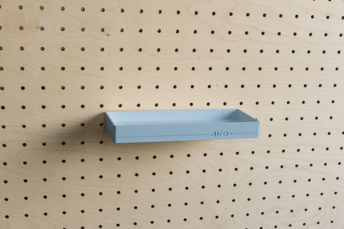 Étagère avec rebords pour pegboard – tablette murale de rangement - Aire -  - 46