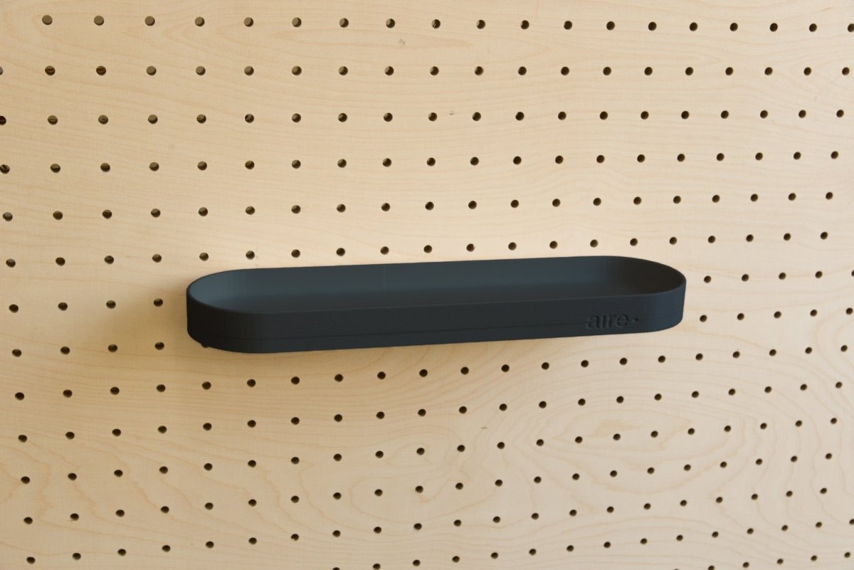 Étagère avec rebords pour pegboard – tablette murale de rangement - Aire -  - 3