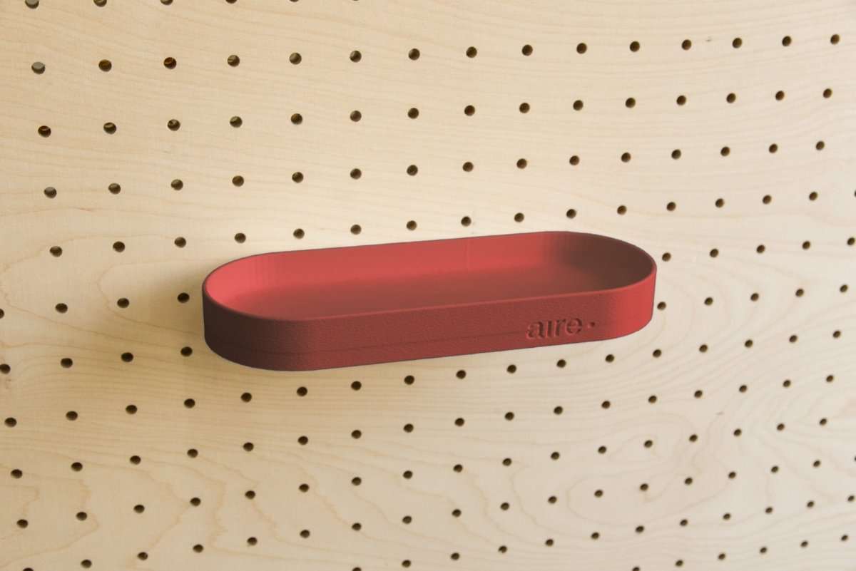 Étagère avec rebords pour pegboard – tablette murale de rangement - Aire -  - 17
