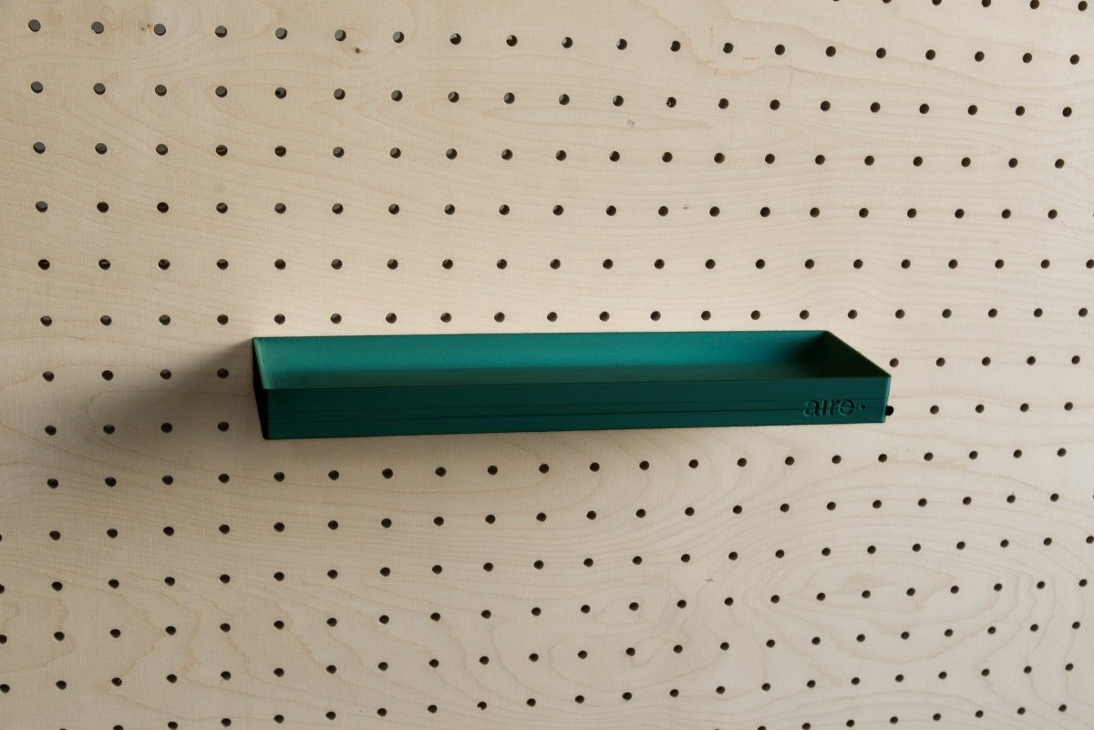 Étagère avec rebords pour pegboard – tablette murale de rangement - Aire -  - 28