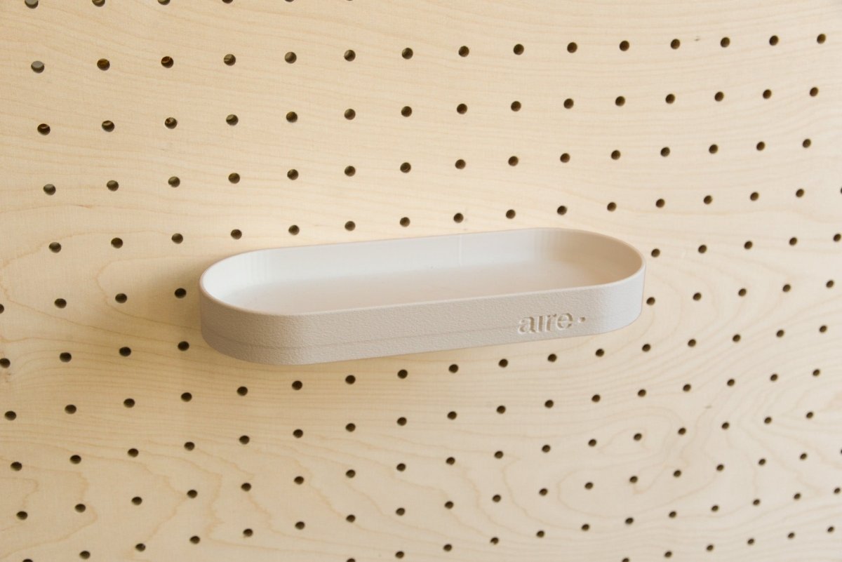 Étagère avec rebords pour pegboard – tablette murale de rangement - Aire -  - 9