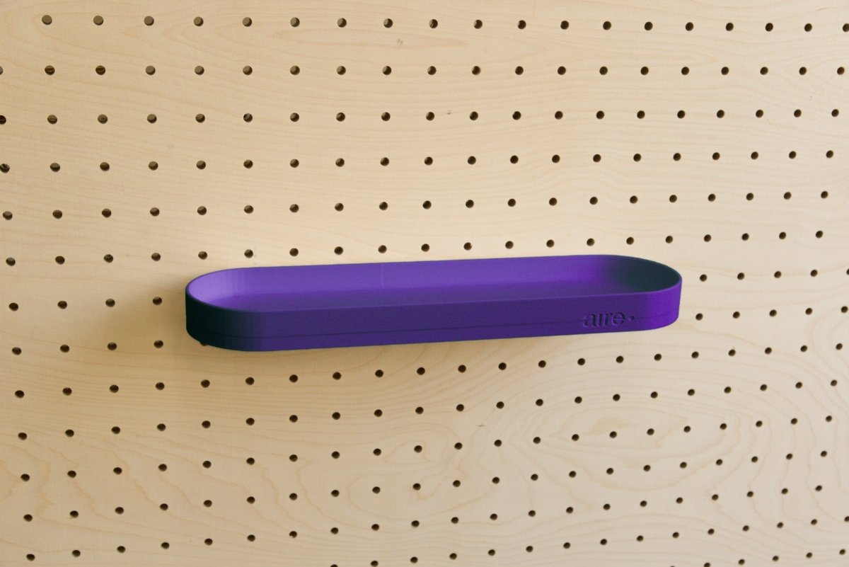 Étagère avec rebords pour pegboard – tablette murale de rangement - Aire -  - 39